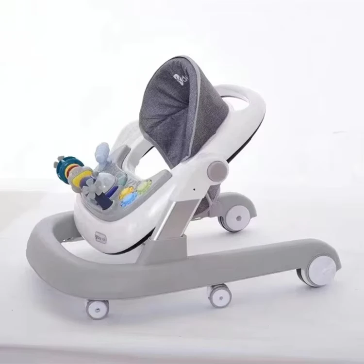 Factory Direct 2 in 1 Infant Adjustable Baby Walker and Nderas Multifunction Foldable for Boy and Girl