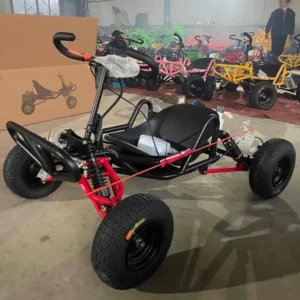 Factory Direct 90cc Two stroke Gas powered Kart 4 6inch Tires Suitable for Children and Adults All Terrain Off Road Racing Kart