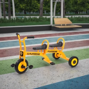 Factory Direct High Quality Kids Two Seats Tricycle