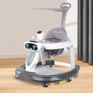 Factory Direct Portable PP Safety Material Baby Walker with Anti collision Beam and Detachable Dinning Plate Kids Stroller