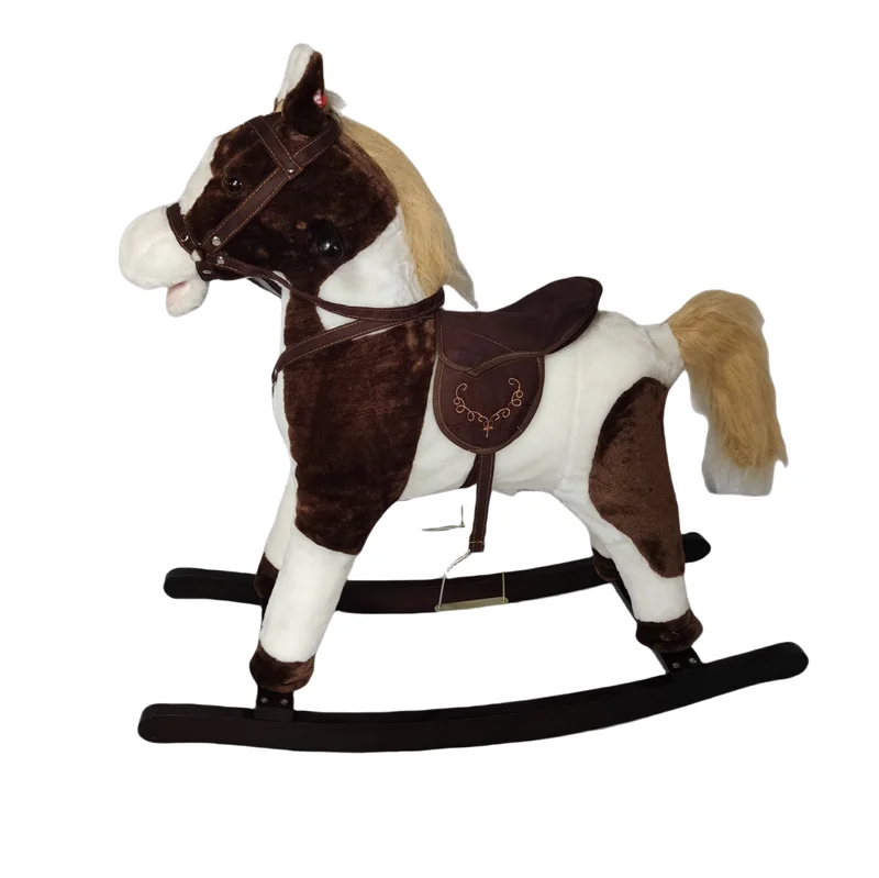 Factory Direct Price Design Custom Small Horse Plush Kids Toy Stuffed Material Animal Plush Rocking Horse