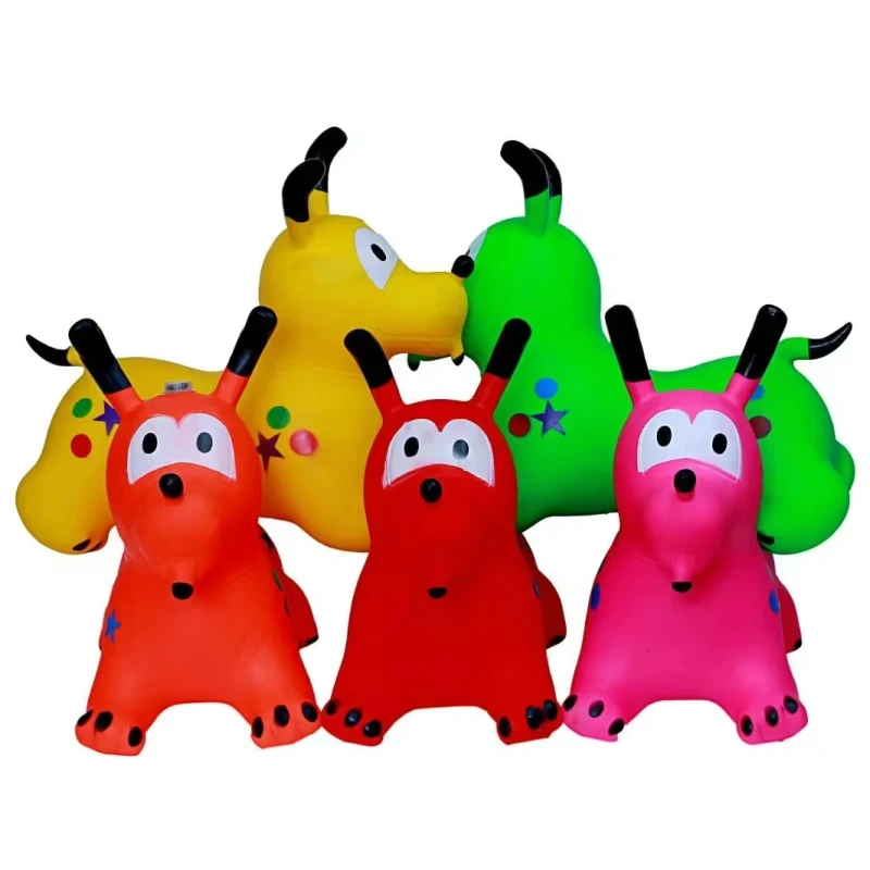 Factory Direct Price Kids Ride On Toys PVC Bounce Animal Indoor Inflatable Bouncers for Toddler