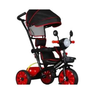 Factory Direct Sale 3 in 1 Plastic Ride-on Tricycle & Push Carriage for Children 1-6 Years Old