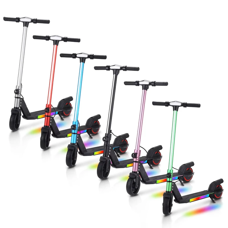 Factory Direct Sale Children Kick Scooter 12KM/H 24V Kids Electric Scooter with New Street Art-Inspired Look