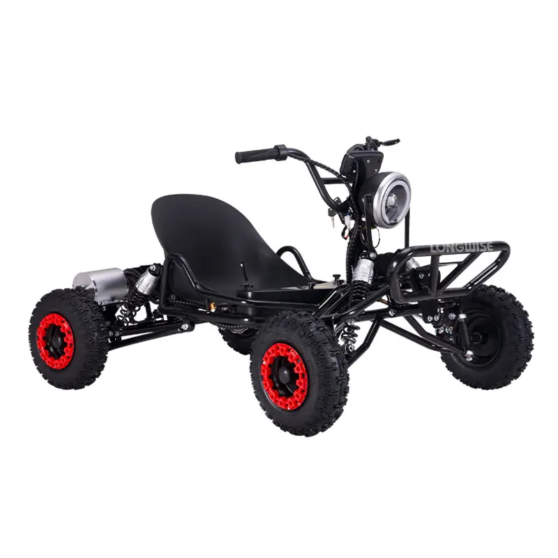 Factory Direct Sale OEM Design Add Logo Go Kart 2000W 48V Durable Design Zero Emission Outdoor Recreational Vehicle