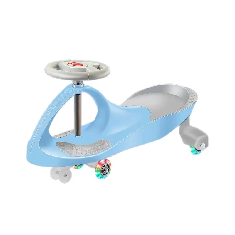 Factory Direct Sales Electric Plastic Kids' Swing Ride On Car with Wiggle & Twist Features for Babies and Toddlers