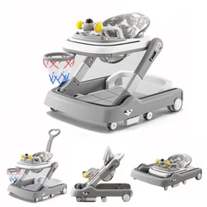 Factory Direct Sales High Quality Baby Walker 3 in 1 with Music Lighting Toy Walker Cart Dining Chair Kids Walker