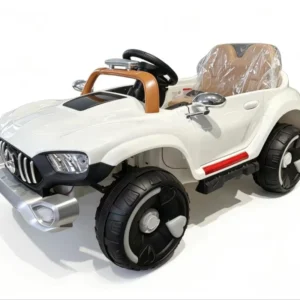 Factory Direct Sales Kids Electric Ride-on Car Four-Wheel 50kg Load Capacity Music and Lights Plastic Construction