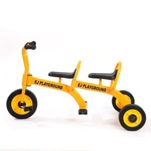 Factory Direct Selling Customized Kids 2 Seater Pedal Tricycle