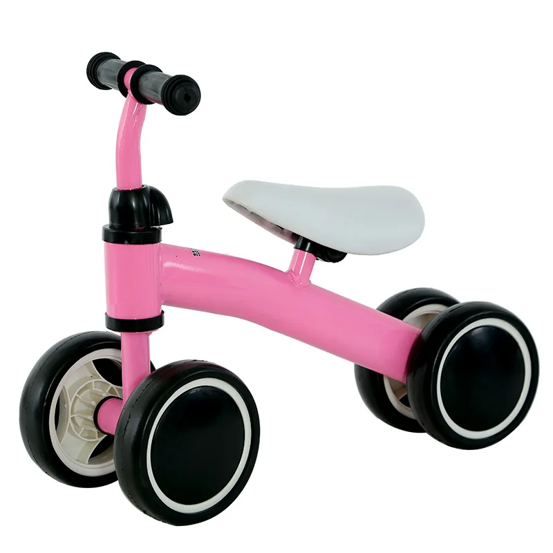 Factory Direct Selling Steel Kids Tricycle No Pedal with 4 Wheels for 13 18M