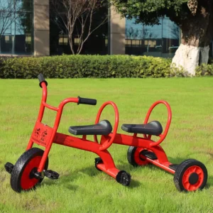 Factory Direct Sports Fun Pedal Bike Two Person Kids Tricycle with 3 Wheels