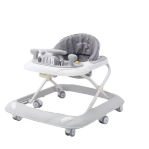 Factory Direct Supply Baby Walker with Removable Plate One Touch Folding Feature Unisex for Baby Boys and Girls