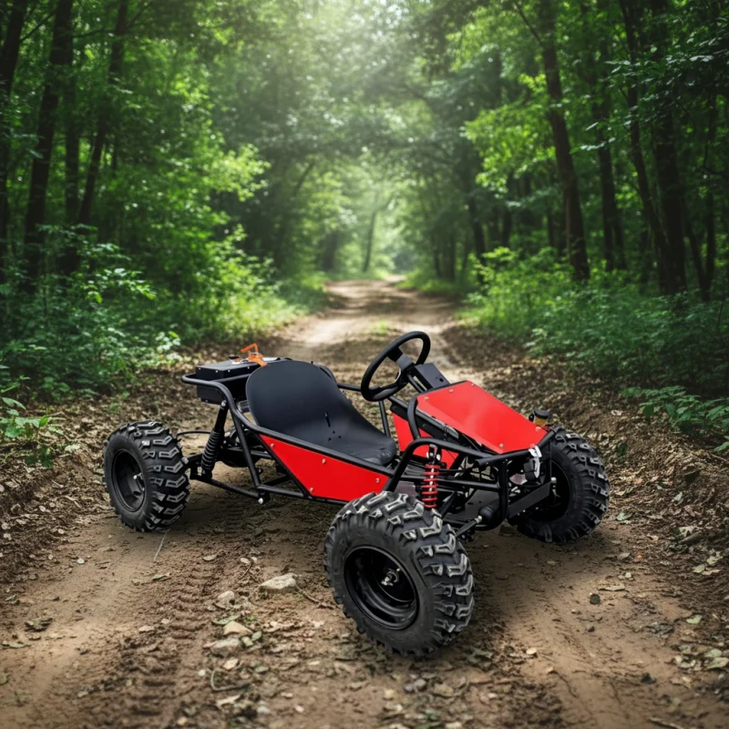 Factory Directly Sale Funfair Kids All Terrain Vehicles Children Karting Gasoline Go kart for Sale