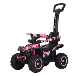 Factory Good Quality Sliding Ride on Kids Slide Car Plastic Stroller Car 4 Wheels Baby Push Walker Toy Car With Push Ba