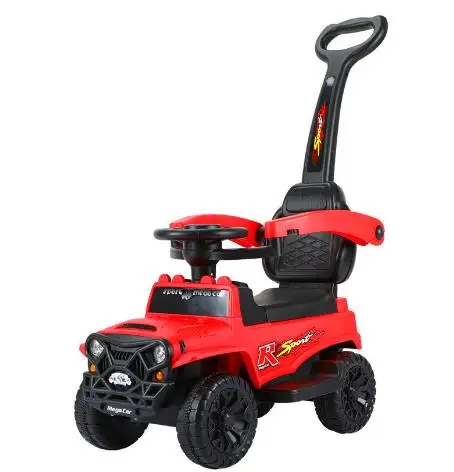 Factory Good Quality Sliding Ride on Kids Slide Car Plastic Stroller Car 4 Wheels Baby Push Walker Toy Car