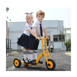 Factory High Carbon Steel Three-Wheel Scooter Kids’ Balance Bike for Home Kindergarten Outdoor Use