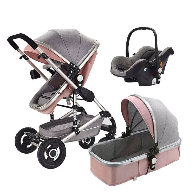 Factory High Quality Good Quality 3 in 1 Luxury Baby Stroller with Car Seat
