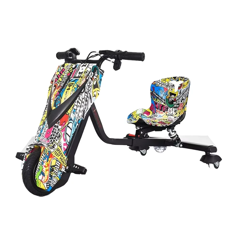Factory High Quality Modern 36V 250W Electric Drift Trikes Scooter Three Wheel for Kids