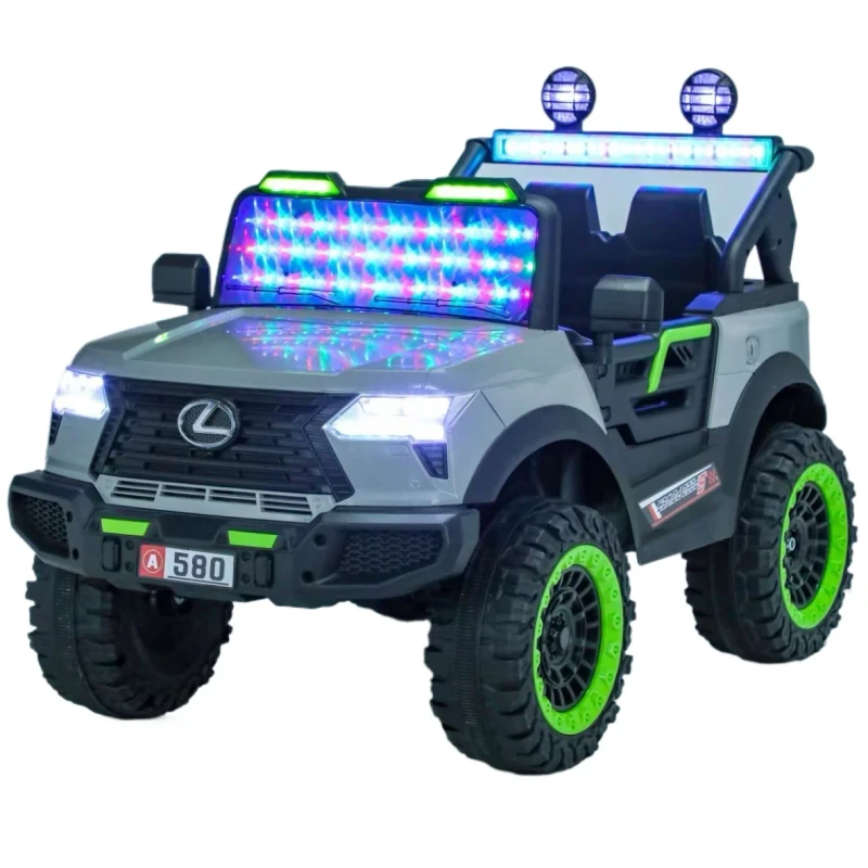 Factory Hight Quality Kids Electric Ride on Car 4 Wheels Drive 12v Battery Beach Buggy Big Toy Car Music Lights Ride on Car