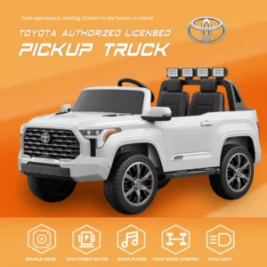 Factory Licensed Tundra Truck Children Electric Toy Car Off Road 12v Battery Powerful Kids Electric Ride On Car for Children