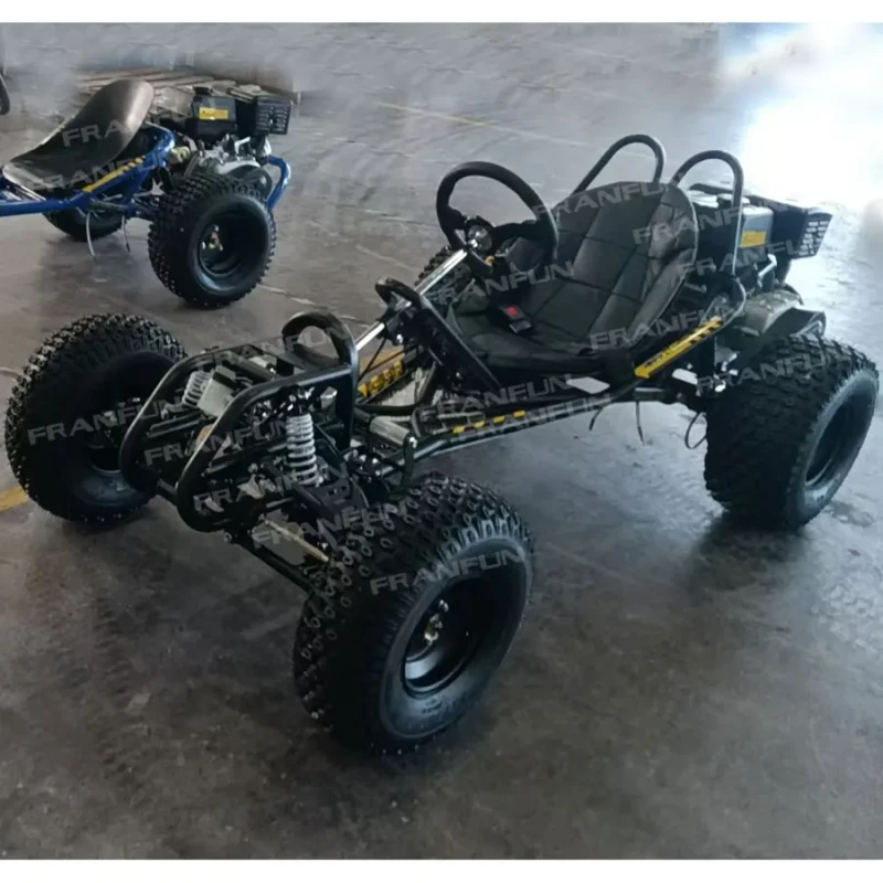 Factory Made 8 Inch Large Fat Tyres Go Karts 270CC Full Suspension Automatic Transmission Golf Cart