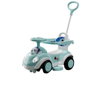 Factory New Style Electric Remote Control 4 Wheel Kids’ for Children’s Push Pull Baby Riding Toy Plastic Kids Riding Swing Car