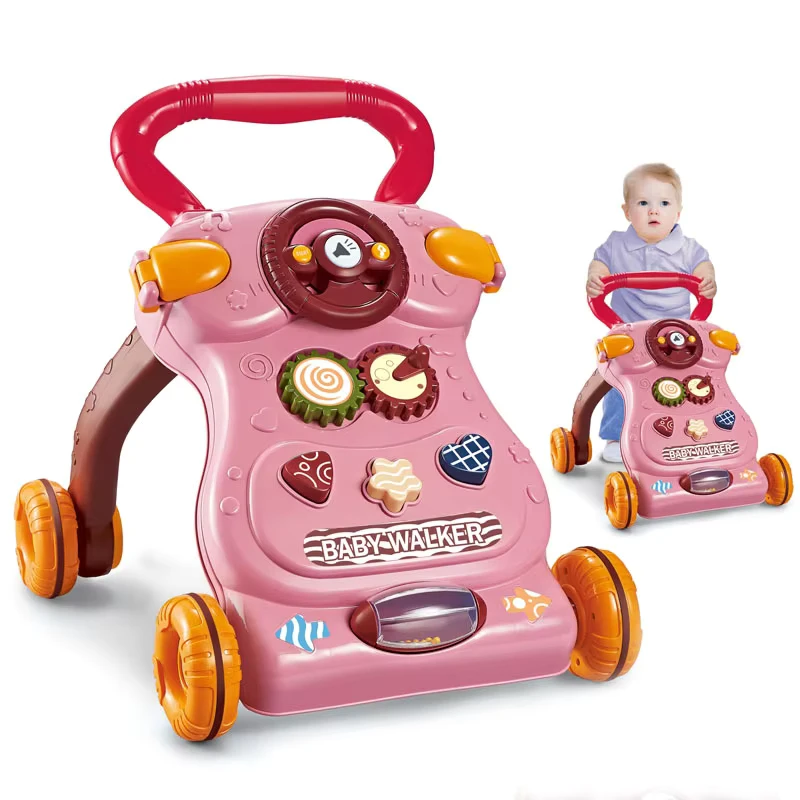 Factory OEM ODM Multifunction Baby Walker Battery Operated Baby Walker Stroller With Music