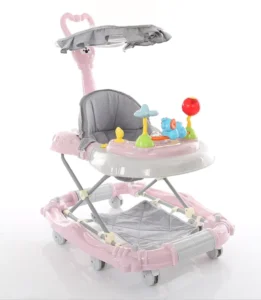Factory Outlet Newest Foldable Push Baby Walker With Brake New Adjustable Height Small Baby Walker