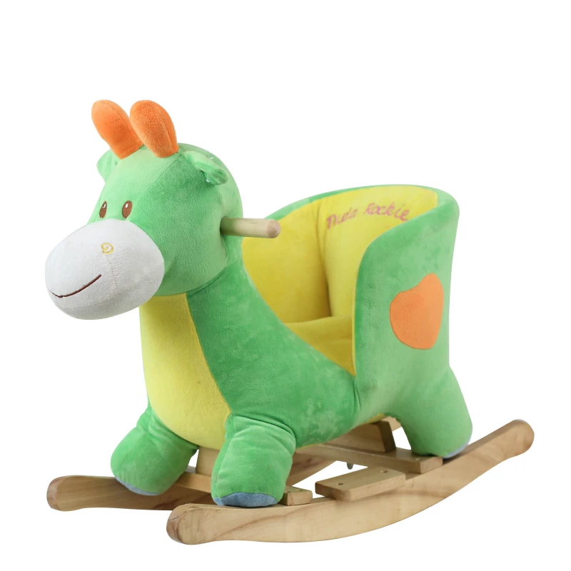Factory Outlet Toddler Ride on Toys Plush Rocking Animals Chair Toys Deer Rocking Chair