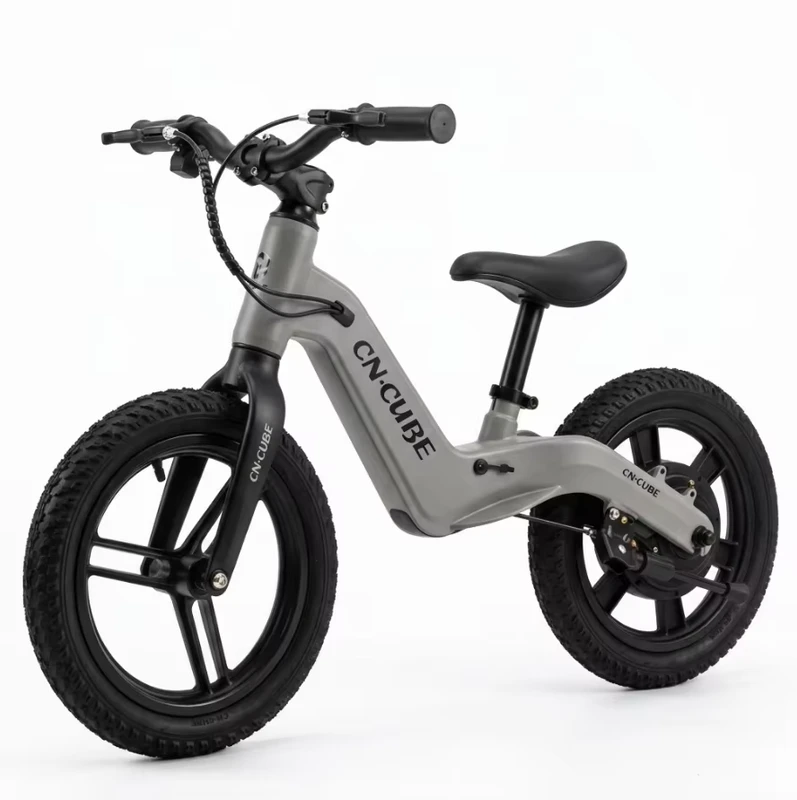 Factory Price 120W 24V Lithium Battery 12 Inch Pneumatic Tire Magnesium Alloy Electric Children Balance Training Bike