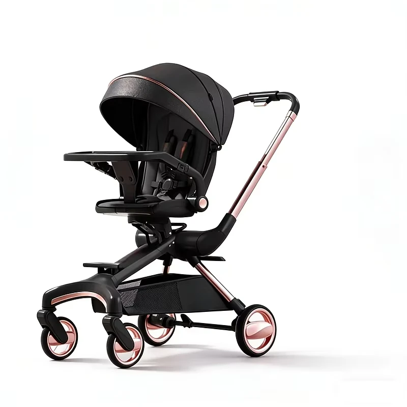 Factory Price Baby Stroller Double Push Rods Bracket Aluminum Alloy Frame Various Colors to Choose From