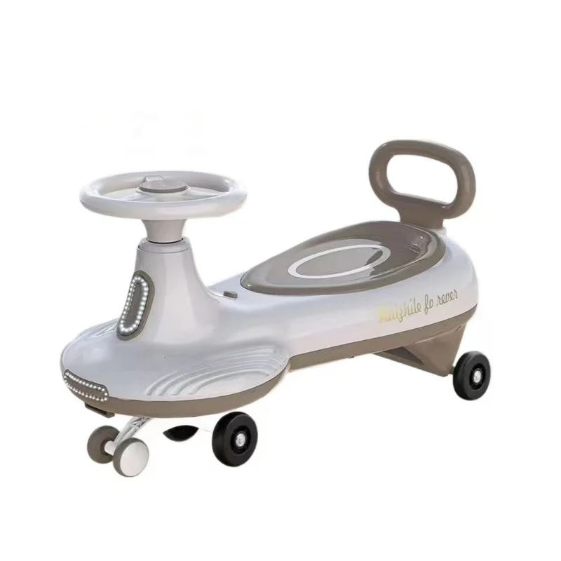 Factory Price Children's Outdoor and Inside Wiggle the Body Ride On Car Kids' Swing Cars with Light Swing Car Toy