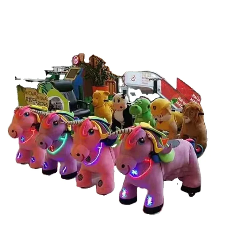 Factory Price Electric Ride Animal Kids Riding on Toys Plush Animal Ride on Toy Animals