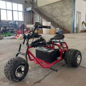 Factory Price Electric Three Wheeled Scooter Mini Off Road Leisure and Racing Vehicle Long Range Electric Drift Kart