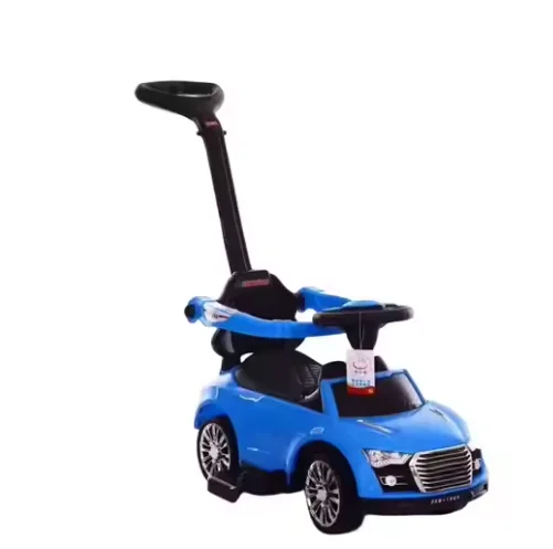Factory Price High Quality Baby Safe Ride On Toy Sliding Car With Pushing Handlebar for 1 to 4 Kids