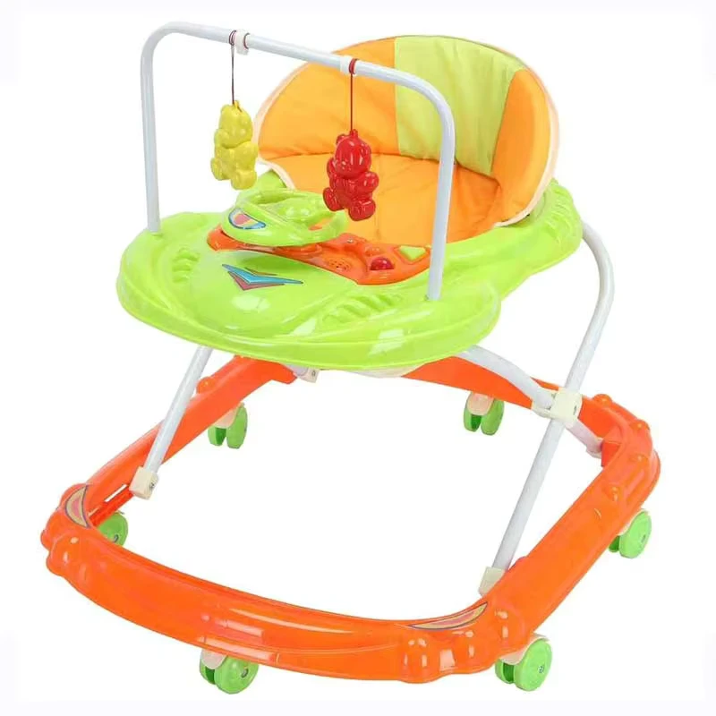 Factory Price Plastic Baby Walker Adjustable Multi function Baby Walker With Wheels and Seat