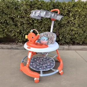 Factory Prices 5 in 1 Baby Walkers for Toddler 6-12 Months Foldable Walkers for Babies with Bounce Adjustable Heights