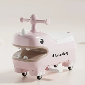 Factory Ride on Plastic Toy Car Kids Wiggle Swing Car Dinosaur Four-Wheel Scooter for Indoor Outdoor Play