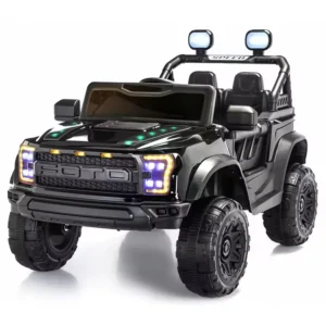 Factory Sale Rechargeable Electric Car Toy for Babies Kids 12V Off Road Four Wheel Remote Control Electric Car for Children