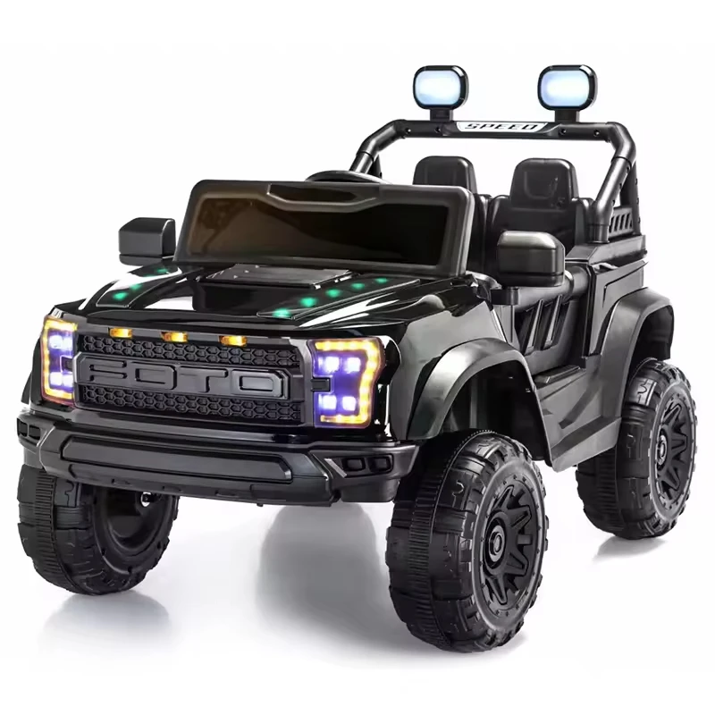 Factory Sale Rechargeable Electric Car Toy for Babies Kids 12V Off Road Four Wheel Remote Control Electric Car for Children