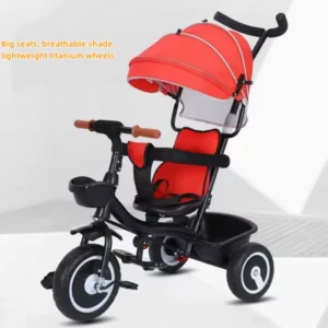 Factory Sales New Multi functional Four in one Baby Tricycle Can Be Rotated and Can Lie Down for 1 6 year old Folding Stroller