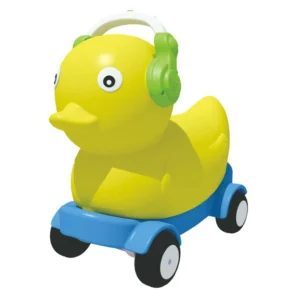 Factory School Cartoon Animal Ride On Toys Indoor Playground Plastic Rocking Horse With Wheels
