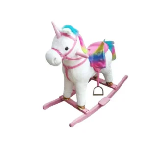 Factory Self manufacture Colorful Plush Ride on Horse & unicorn FL090 W C With Wing