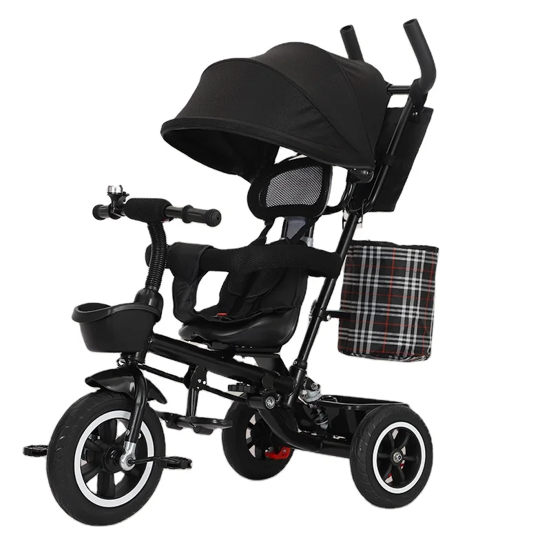 Factory Supply Children's Tricycle Trike 1-3-6 Years Old Folding Baby Stroller