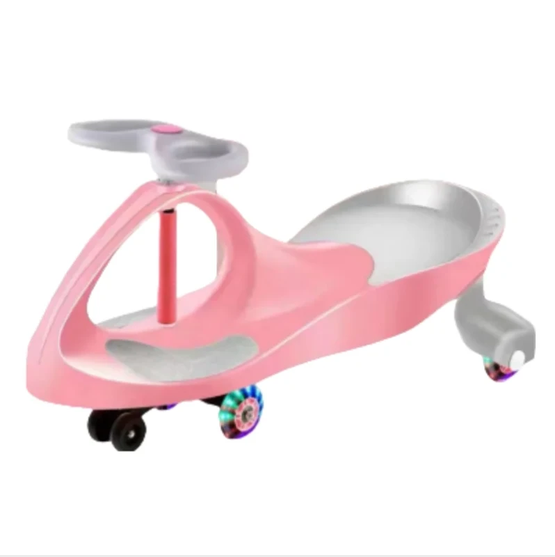 Factory Supply China Electric Unisex Children's Baby Swing Car Twister 0-6m Four-Wheel PP Material Model 318-3