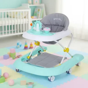 Factory Supply Multifunctional Educational 2 in 1 Baby Walker with Stoppers Toys Toddler Ride on Cars