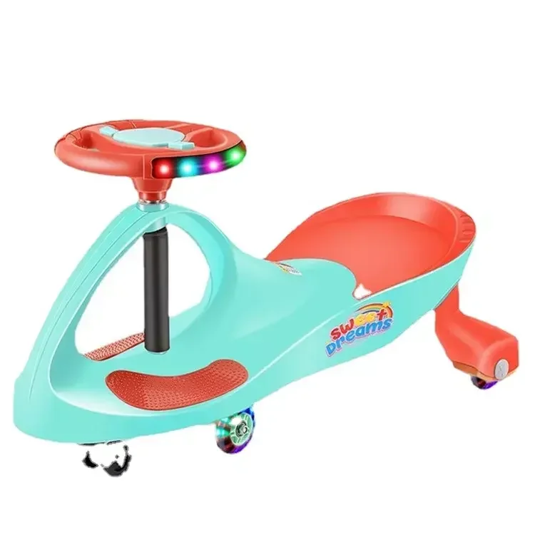 Factory Swing Car Plastic With Music PU Wheel for Baby to Drive