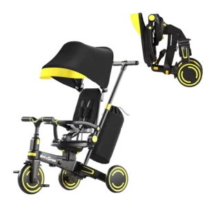 Factory Triciclo Infantil Bicycle to Foldable 3 Wheel Toddler Tricycle 360 Degree Rotation Kids Child Baby Trike Tricycles