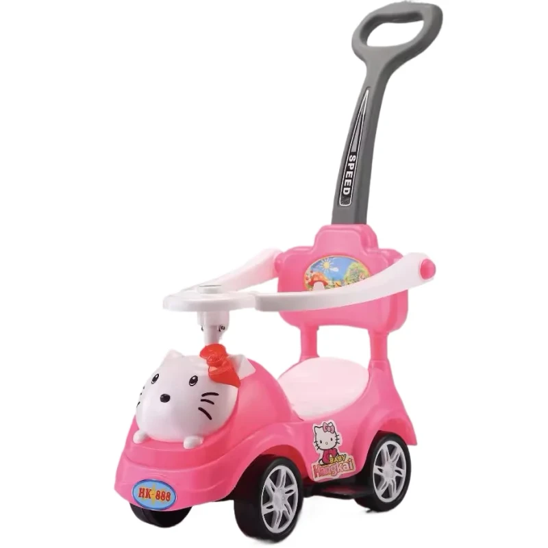 Fashion 3 in 1 Ride on Push Car for Toddler with HandleToddler Ride on Toy for Boys Stroller Sliding Walking Car Ce En71 Gcc