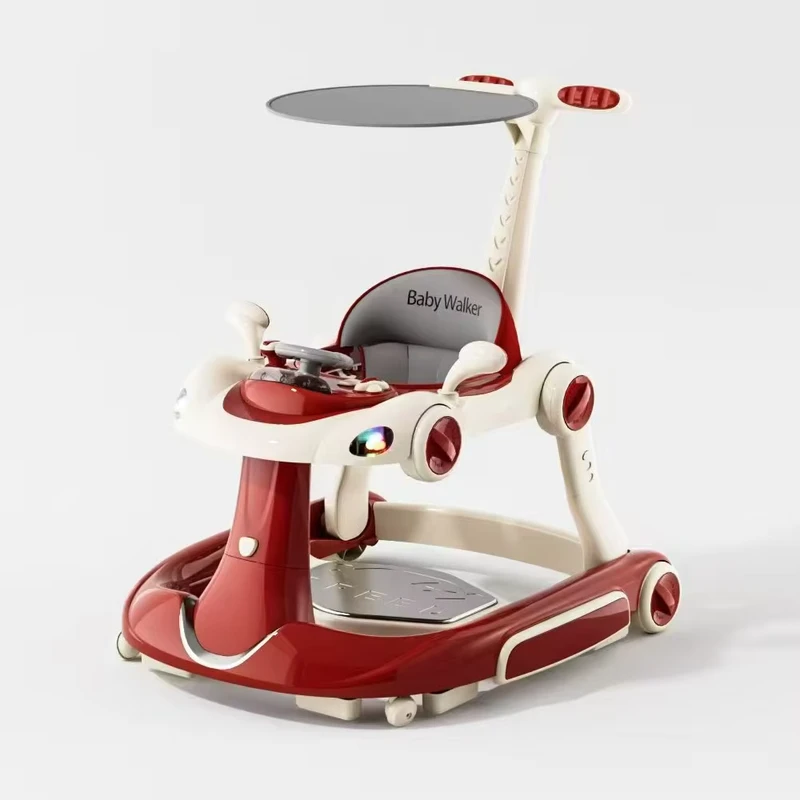 Fashionable Push Baby Walker for Kids Baby Walker with Brake and Music Baby Activity Walker